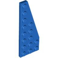 Lego destička šikmá 8x3 klín pravý, modrá (4247641)